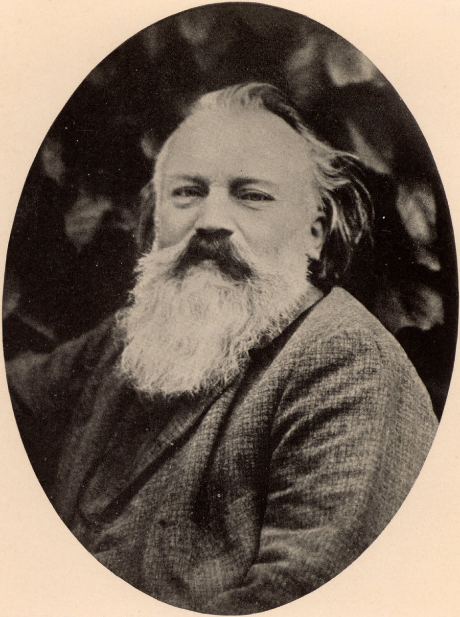 Johannes Brahms (1833-1897) német zeneszerző alkotó: Unknown photographer
