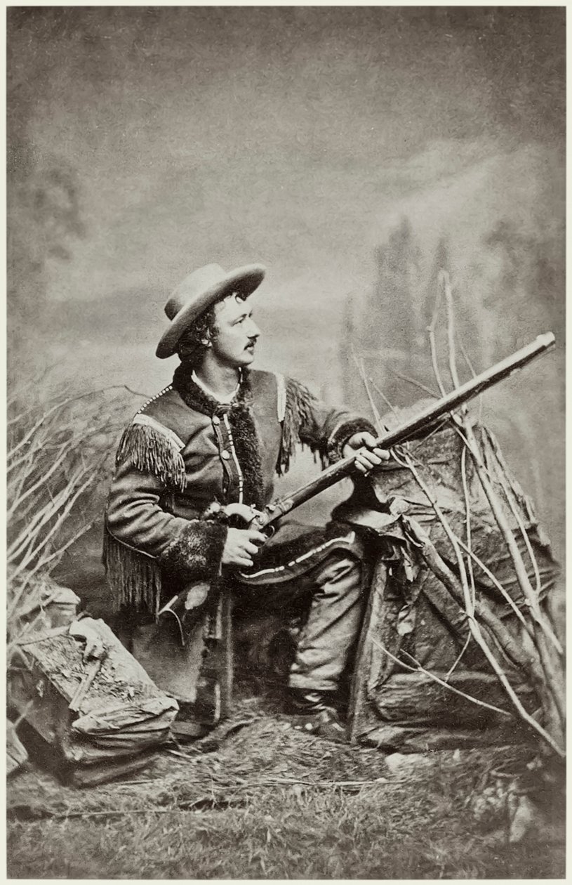 John Baker Omohundro, ismertebb nevén „Texas Jack”, a Konföderációs Hadsereg cowboyja és határ menti felderítője alkotó: Unknown photographer