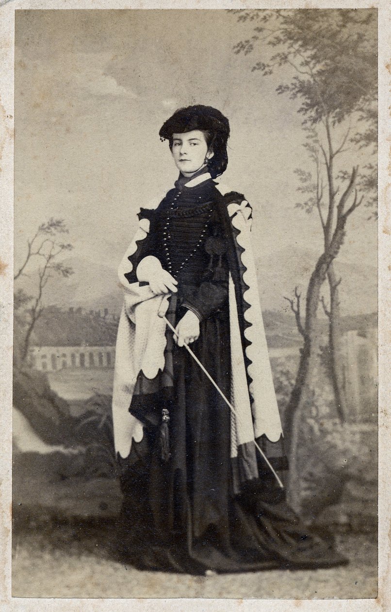 Maria Sophie of Bajor – 1861 – Marie-Sophie (Marie Sophie) Amelie, bajor hercegnő és a két Szicília királynője (1841, 1925) portréja alkotó: Unknown photographer