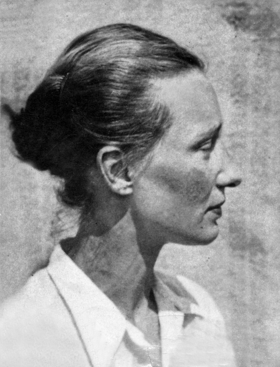 Marie-Madeleine Fourcade, 1942 körül (fekete-fehér fotó) alkotó: Unknown photographer
