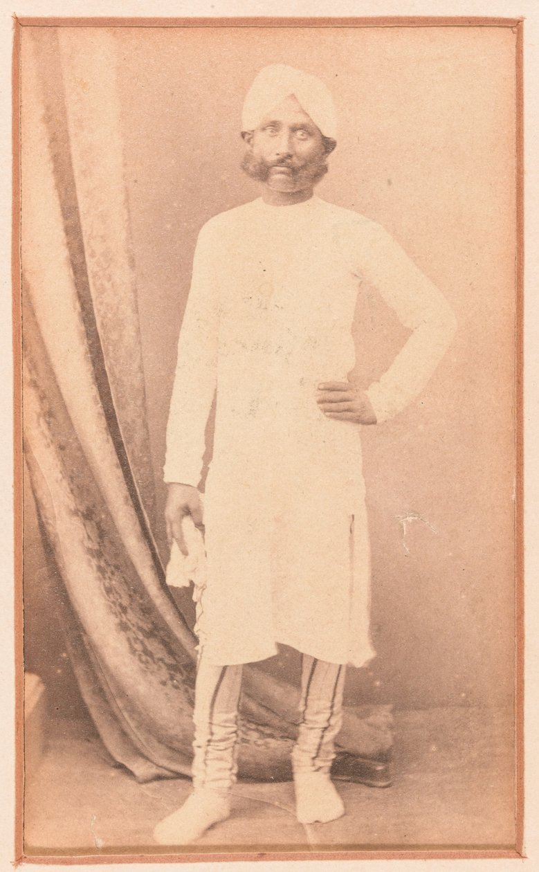 Kanouji Lal kisasszony, az indián, aki segített Thomas Kavanagh kikerülésében Lucknow ostrománál, 1857 körül alkotó: Unknown photographer
