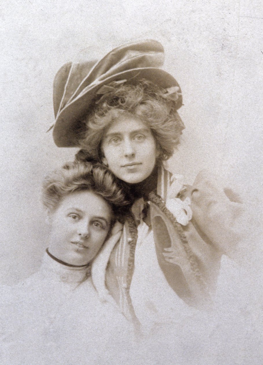 Natalie Clifford Barney és Renee Vivien, Franciaország, 1900 körül (fekete-fehér fotó) alkotó: Unknown photographer