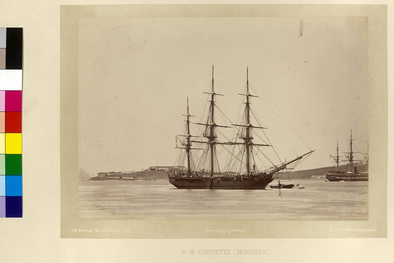 Őfelsége Corvette "Minerva" alkotó: Unknown photographer