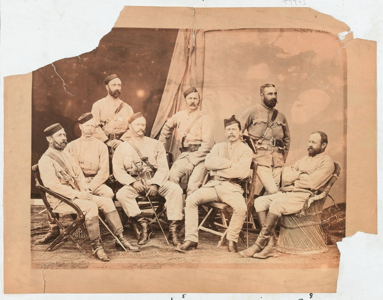 A 4. goorkha ezred tisztjei, 1879 alkotó: Unknown