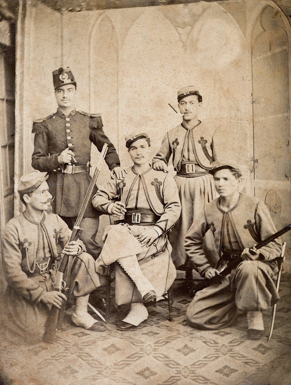 Pápai Zouaves – Pápai Zouaves – 1865 – alkotó: Unknown photographer