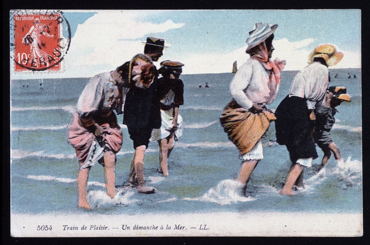 Élményvonat: vasárnap a tengerparton alkotó: Unknown photographer