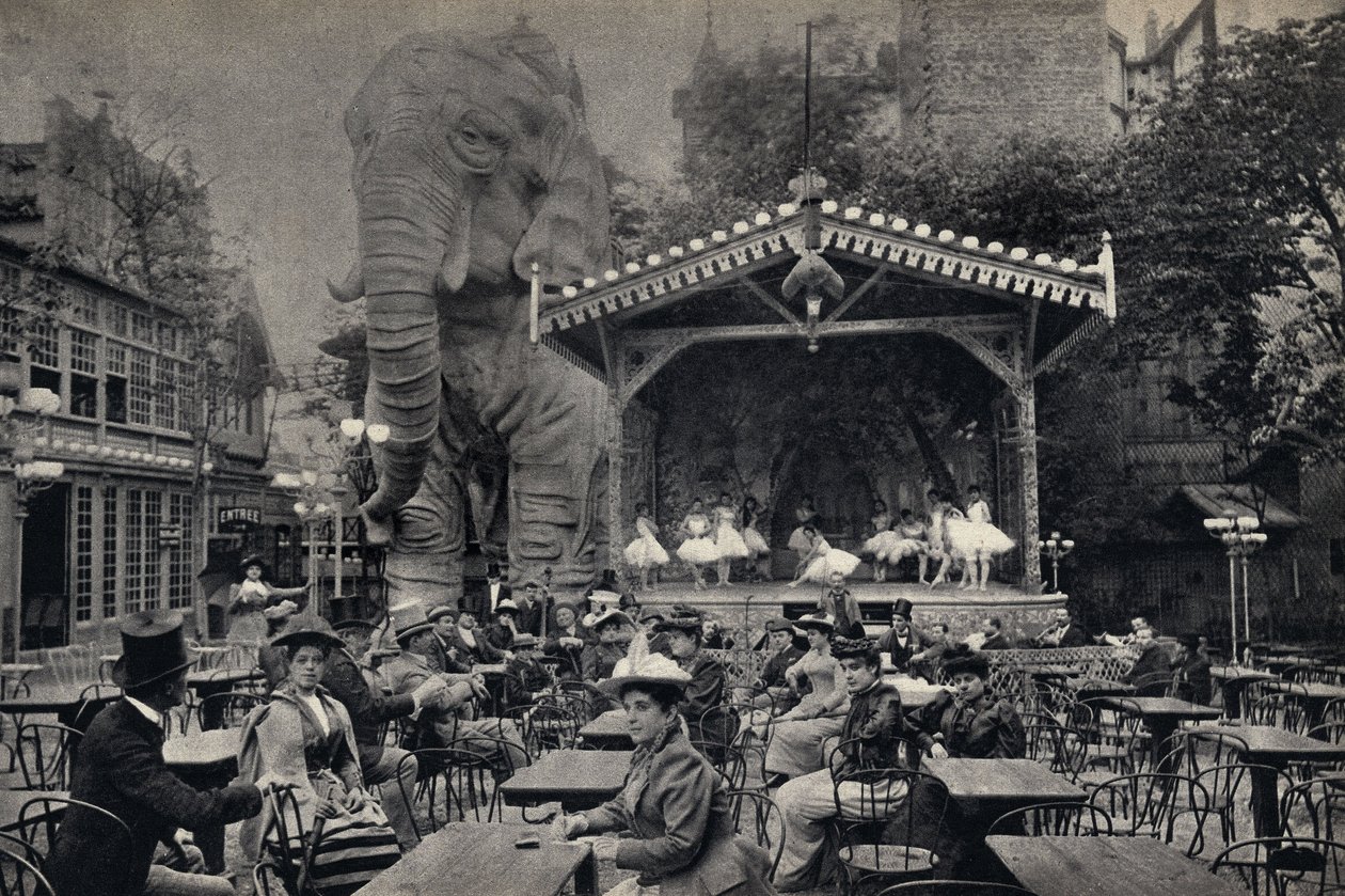 Népszerű életjelenet a párizsi Moulin Rouge-ban. Fényképészet, 19. század vége, Párizs. Coll. Selva. alkotó: Unknown photographer