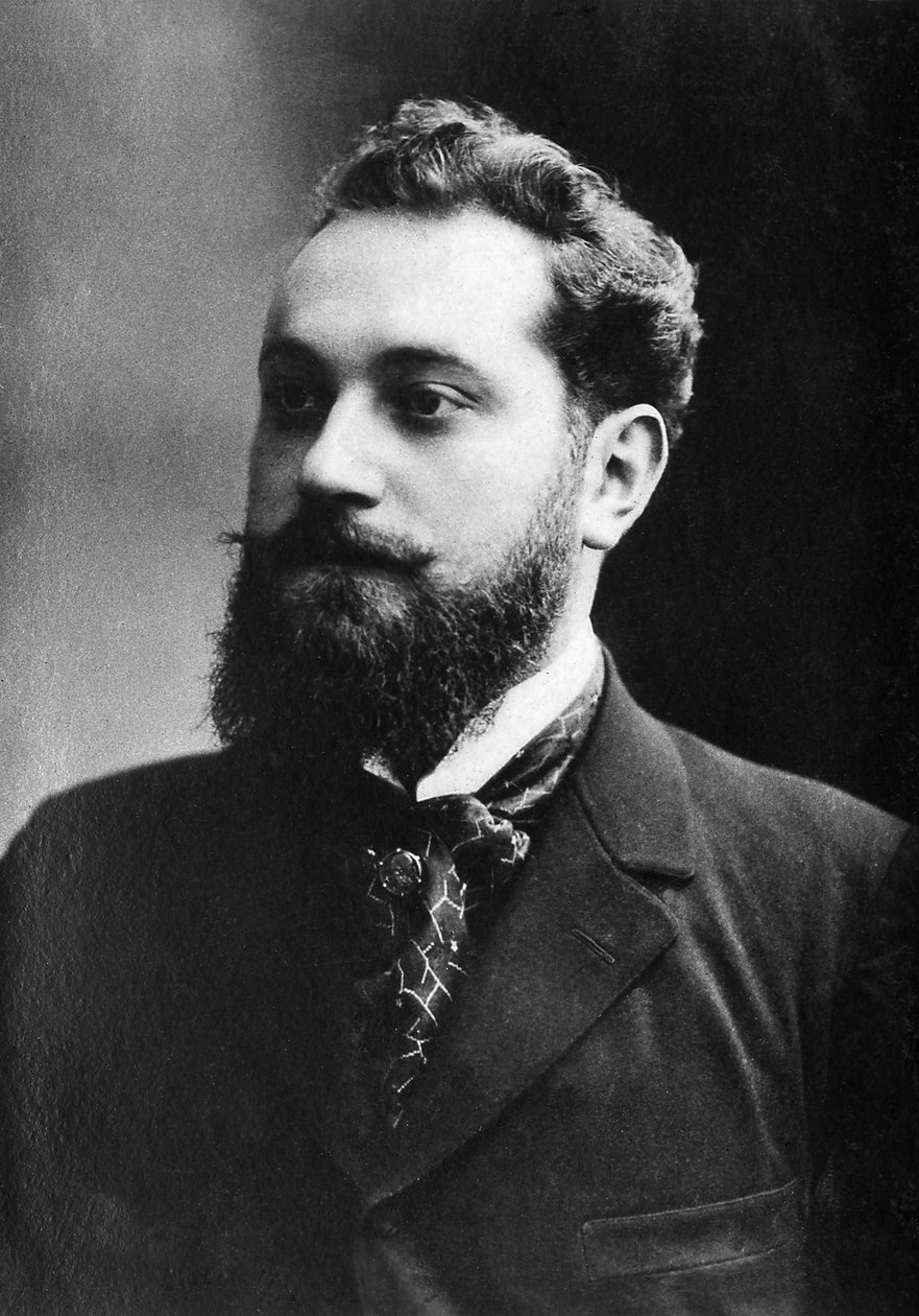 Albert Guillaume (1873-1942) francia festő, illusztrátor és karikaturista portréja. alkotó: Unknown photographer