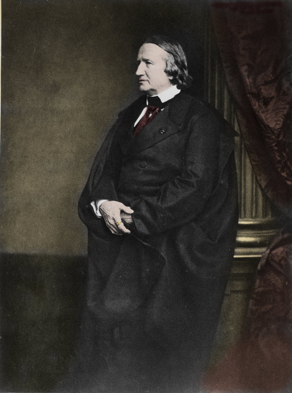 Alfred de Vigny portréja (Alfred Victor, Vigny grófja alkotó: Unknown photographer