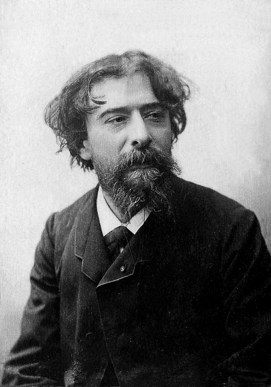Alphonse Daudet (1840-1897) francia regényíró és mesemondó portréja. alkotó: Unknown photographer