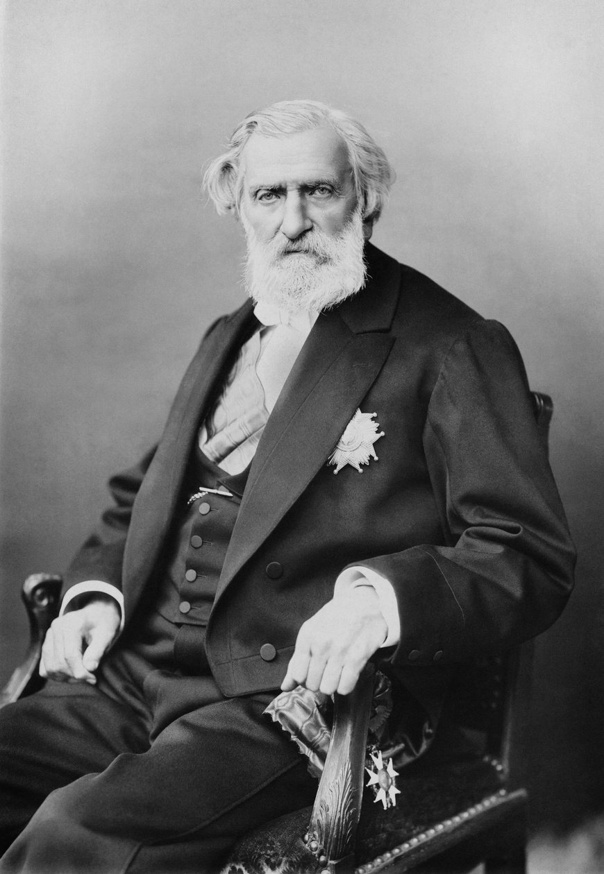 Ambroise Thomas (1811-1896) francia zeneszerző portréja. alkotó: Unknown photographer