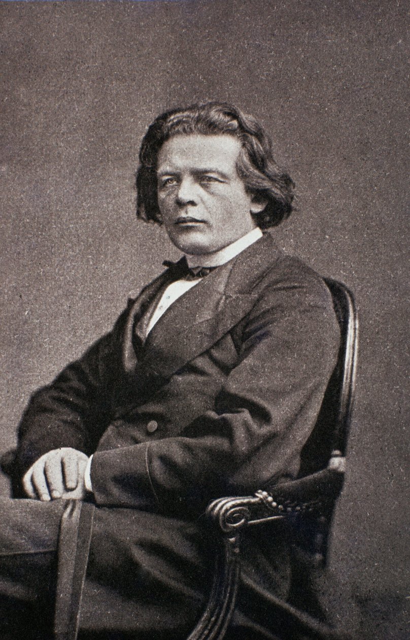 Anton Rubinstein portréja (f/w fotó) alkotó: Unknown photographer