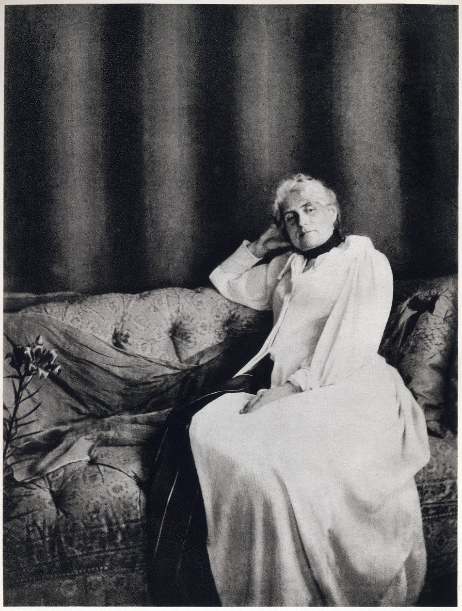 Berthe Morisot portréja, 1893 körül (f/w fotó) alkotó: Unknown photographer
