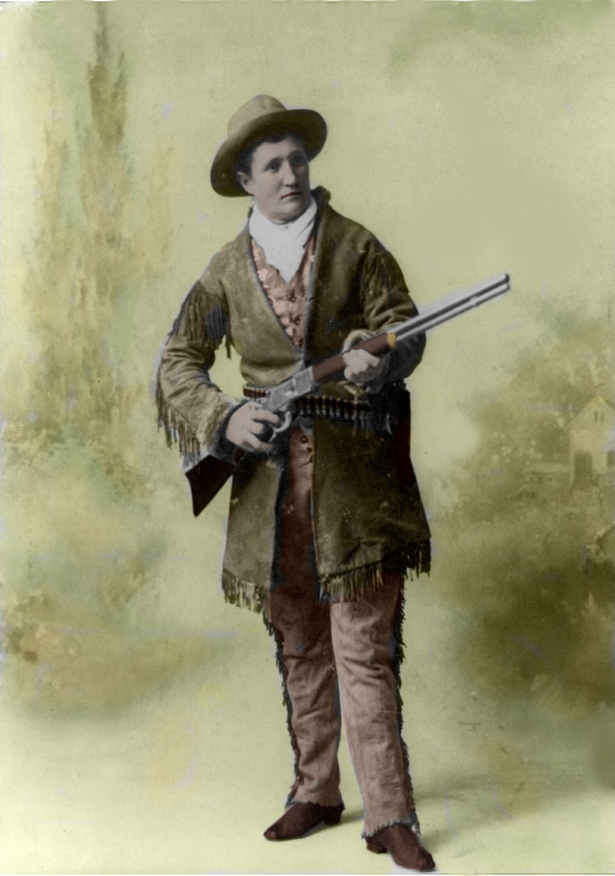 Calamity Jane (1852-1903) portréja (Martha Canary 1852-1903) 1895-ben. alkotó: Unknown photographer