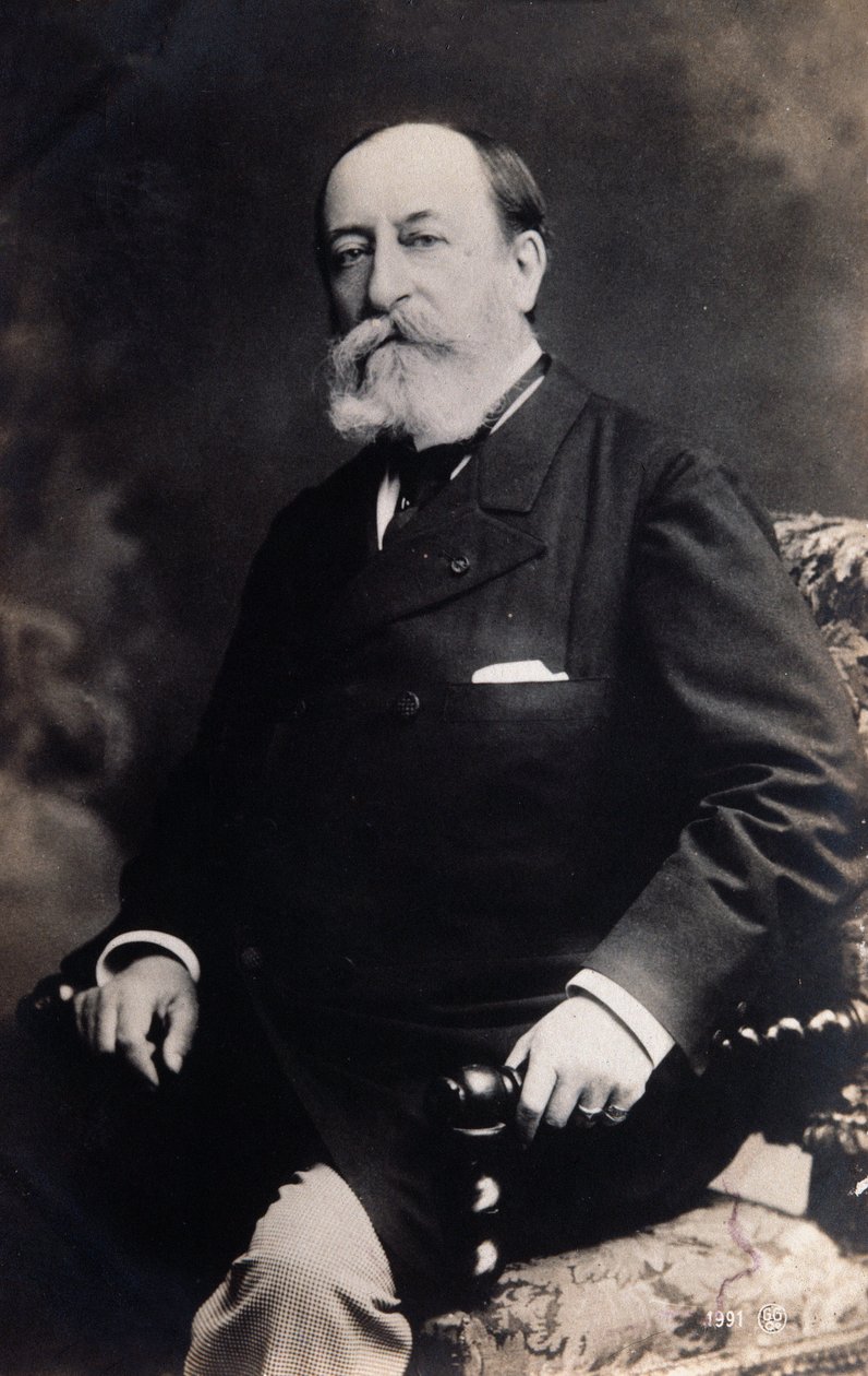 Camille Saint Saens portréja (f/w fotó) alkotó: Unknown photographer