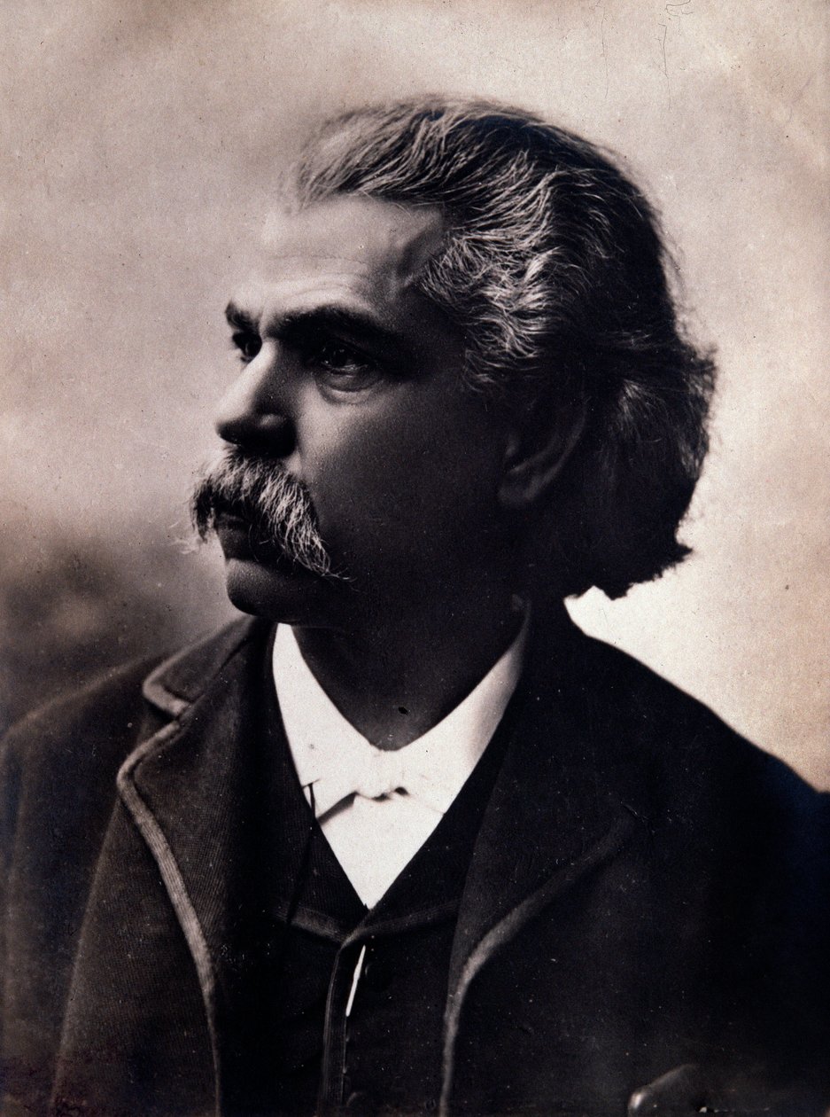 Carlos Andrea Gomes (Gomez) (1836-1896) brazil zeneszerző portréja Fénykép. 19. század. Bologna, civico Museo Museo alkotó: Unknown photographer