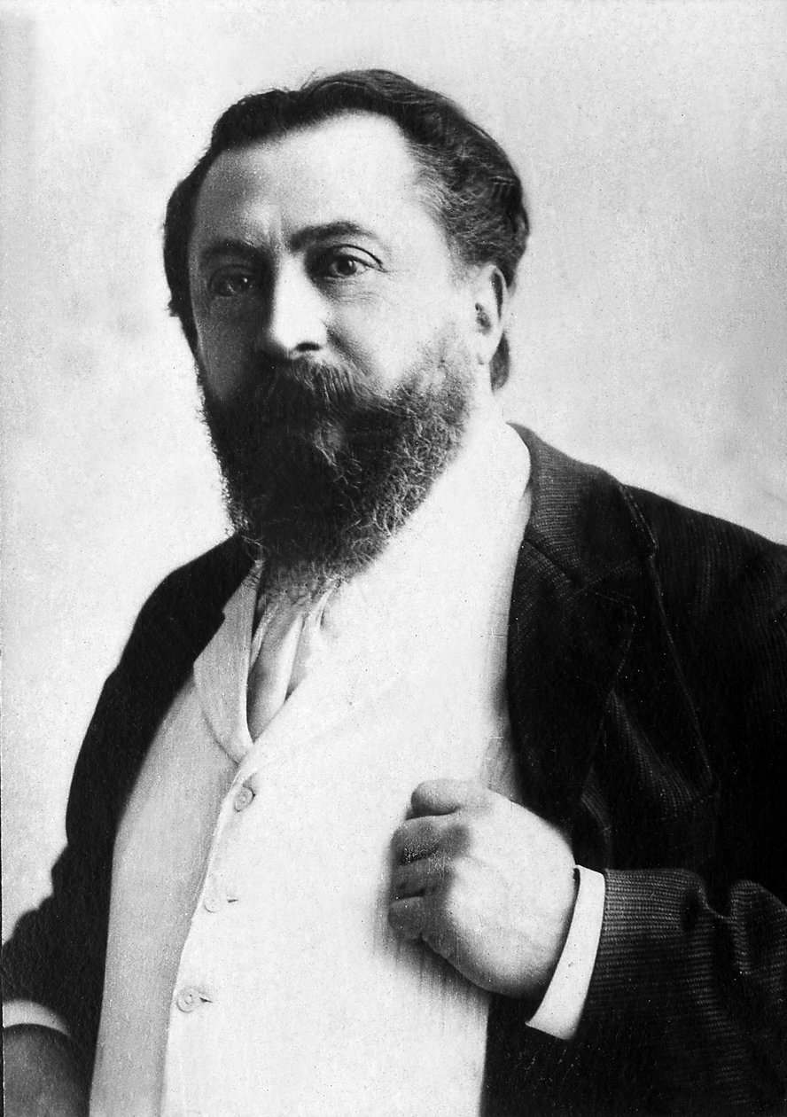 Catulle Mendes (1841-1909) francia költő portréja. alkotó: Unknown photographer