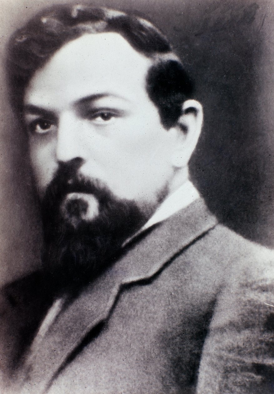 Claude Debussy portréja (f/w fotó) alkotó: Unknown photographer