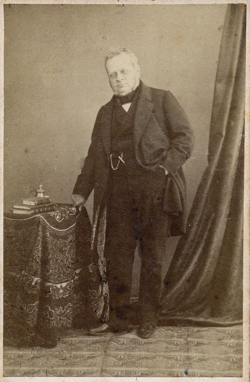Camillo Berso Cavour gróf portréja (1810-61) – 1855 körül alkotó: Unknown photographer