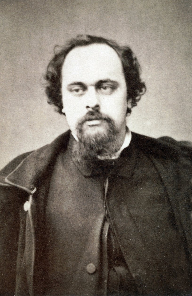 Dante Gabriel Rossetti (1828-1882) portréja – 1860 körül alkotó: Unknown photographer