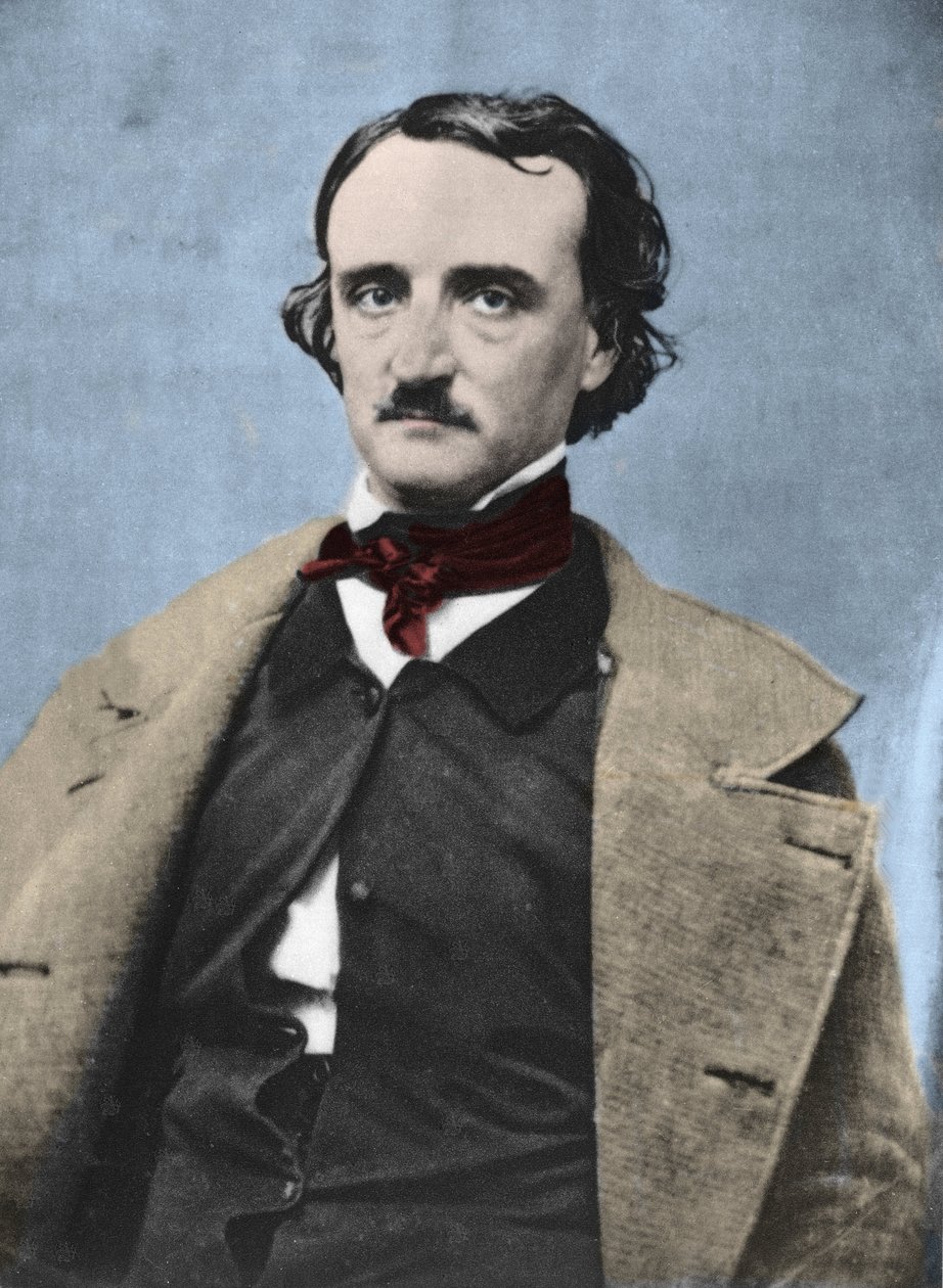 Edgar Allan Poe (1809-1849) amerikai író portréja. alkotó: Unknown photographer