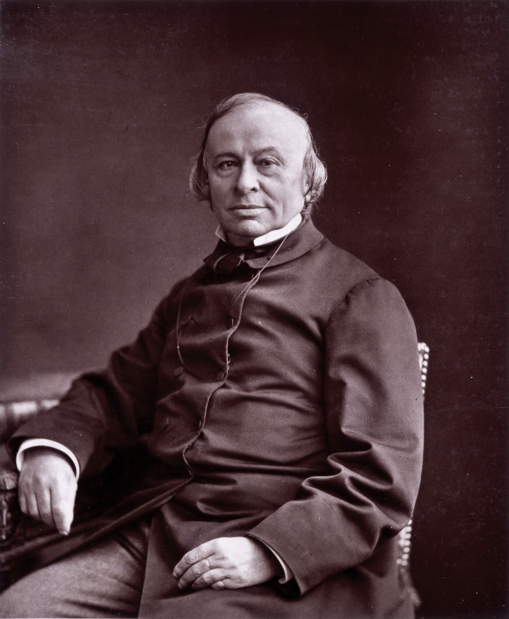 Edouard René Lefebvre de Laboulaye (1811-1883) francia jogász és politikus portréja. alkotó: Unknown photographer