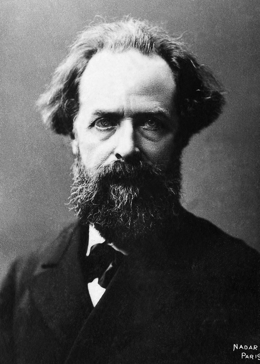 Elysee (Elisee) Reclus (1830-1905), geográfus, anarchista militáns portréja. alkotó: Unknown photographer