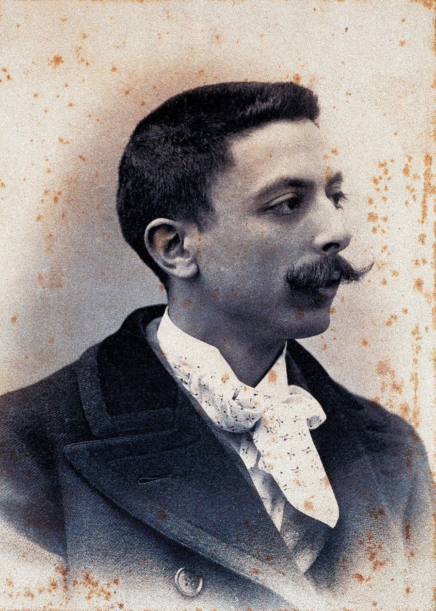 Enrique Granados (1867-1916) portréja 1895-ben spanyol zeneszerző és zongoraművész. alkotó: Unknown photographer