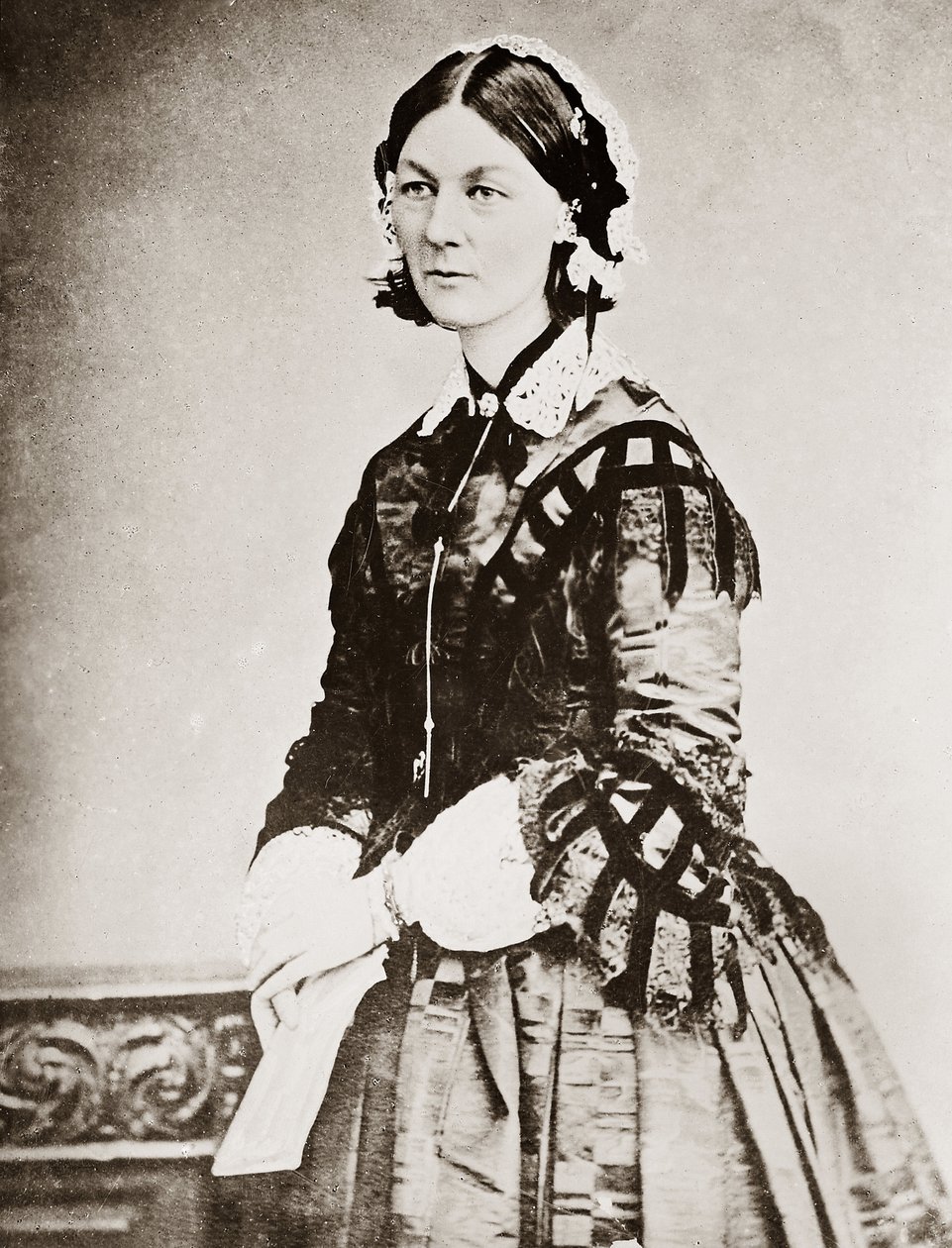 Florence Nightingale portréja – Florence Nightingale brit filantróp portréja (1820-1910) alkotó: Unknown photographer