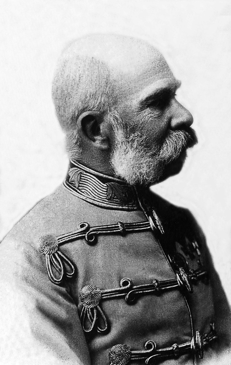 I. Ferenc József (Francois Joseph) osztrák portré (1830-1916), 1848-tól 1916-ig osztrák császár, 1867-től 1916-ig cseh király és magyar király. alkotó: Unknown photographer