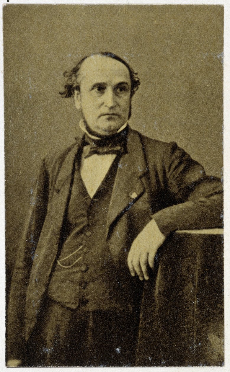 Frédéric Sauvage portréja 1854-ben, francia feltaláló (1786-1857): gőzhajó propellerének tervezője. alkotó: Unknown photographer