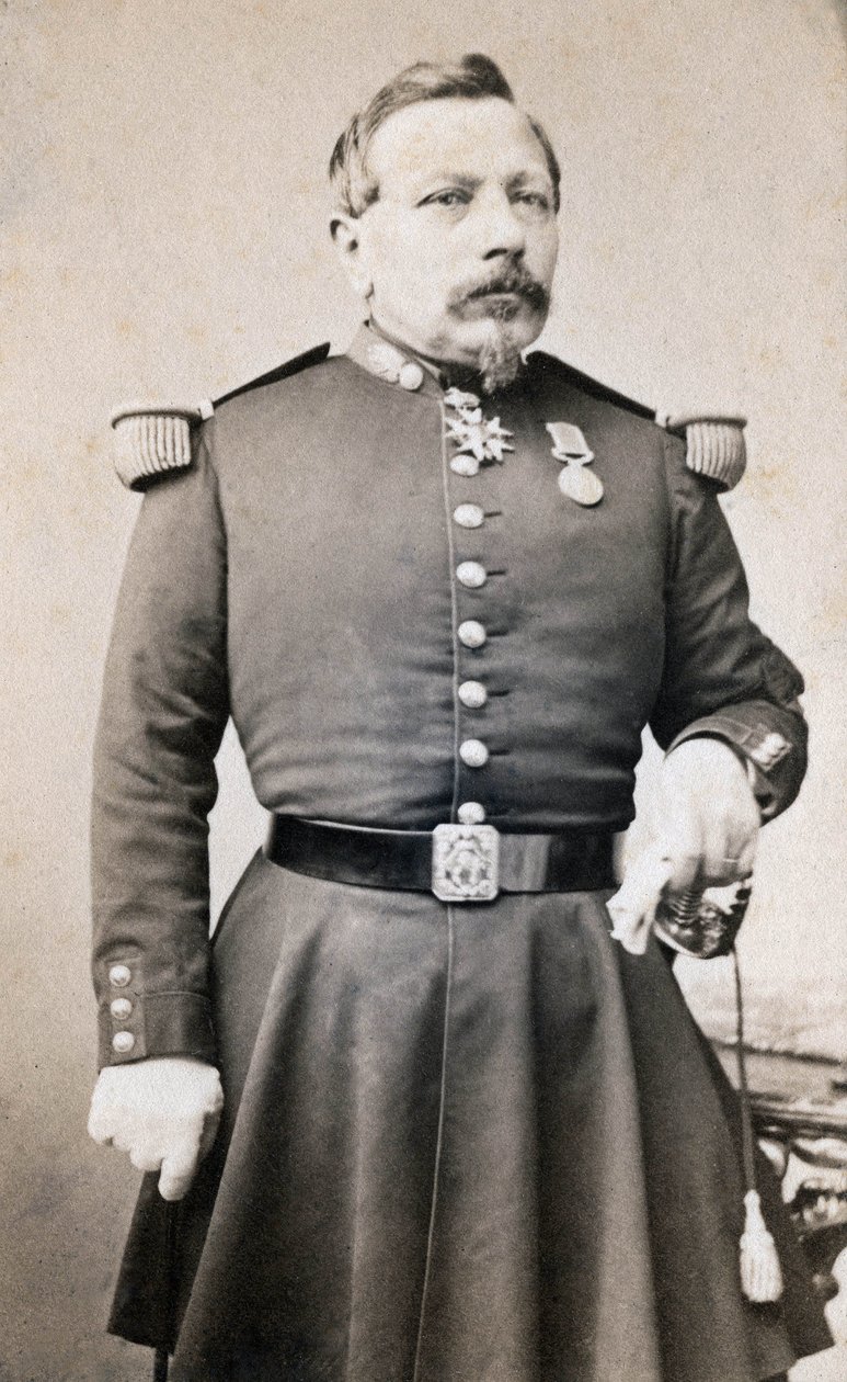 Plombin tábornok portréja 19. századi fényképezés alkotó: Unknown photographer