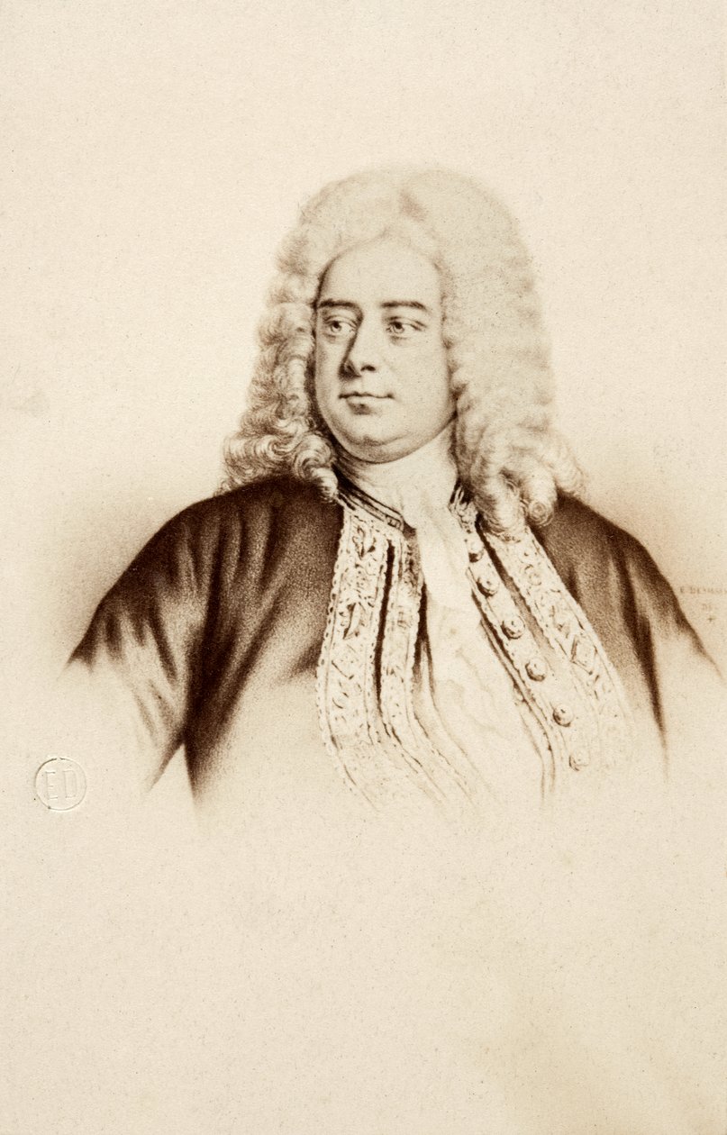 George Frideric Händel portréja alkotó: Unknown photographer