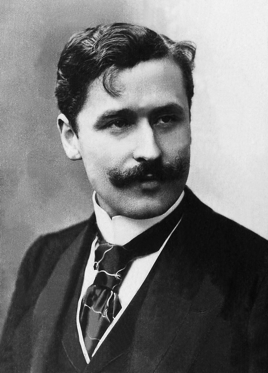 Georges Feydeau (1862-1921) francia drámaíró portréja. alkotó: Unknown photographer