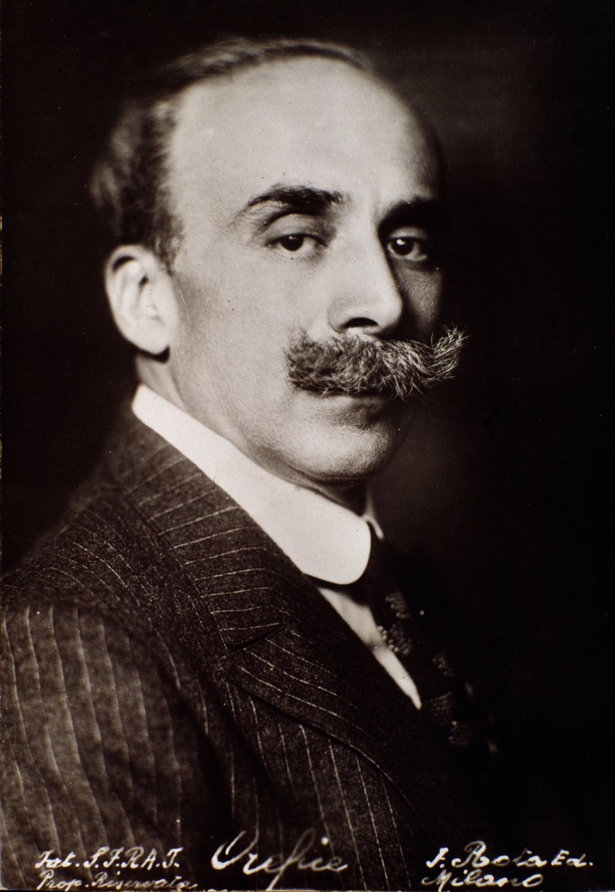 Giacomo Orefice portréja (f/w fotó) alkotó: Unknown photographer