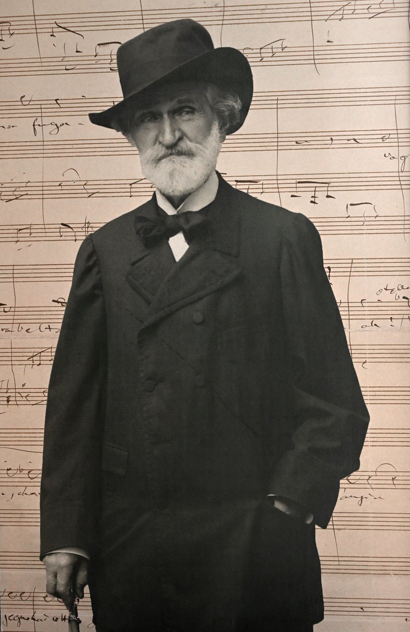 Giuseppe Verdi portréja (fotó) alkotó: Unknown photographer