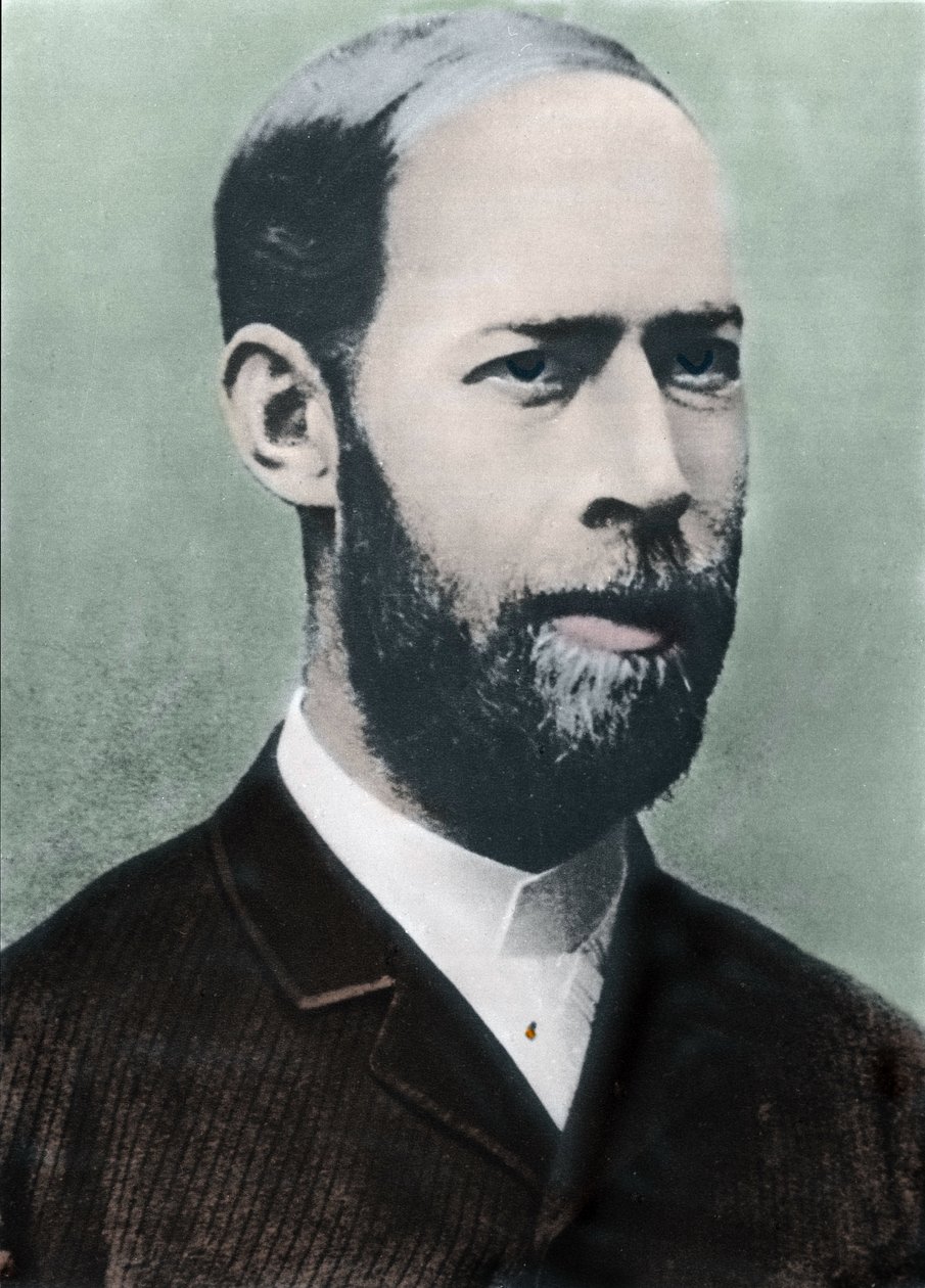 Heinrich Hertz portréja alkotó: Unknown photographer