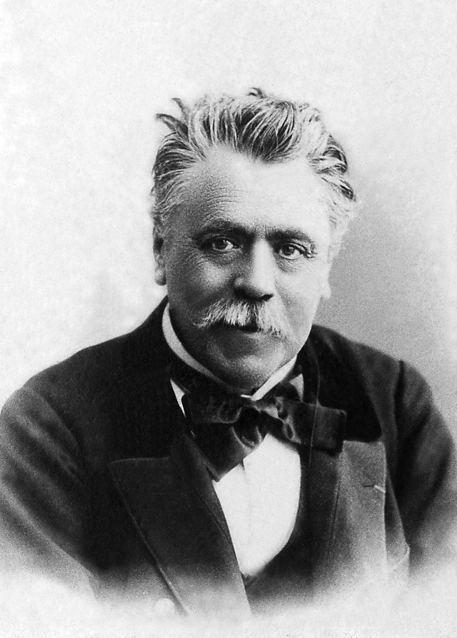 Henri Francois Becque (1837-1899) francia író portréja. alkotó: Unknown photographer