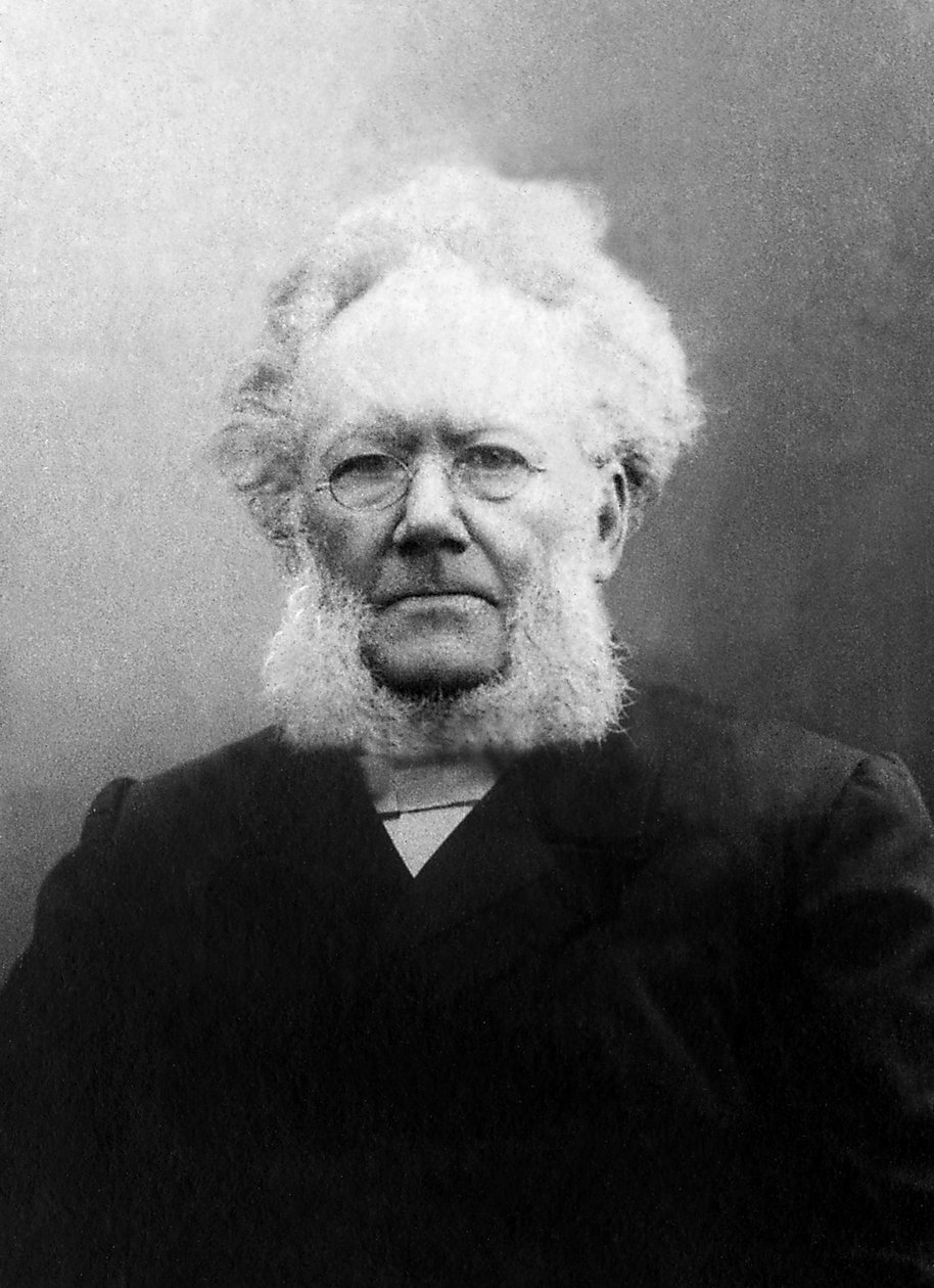 Henrik (Henri) Johan Ibsen (1828-1906) norvég drámaíró portréja. alkotó: Unknown photographer