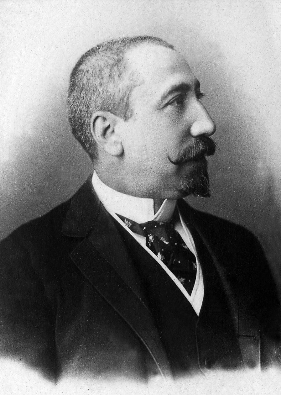 Portré Jacques Anatole Francois Thibaultról Anatole France-ban (1844-1942), író és újságíró, akit 1896-ban az Academy Francaise tagjává választottak. alkotó: Unknown photographer