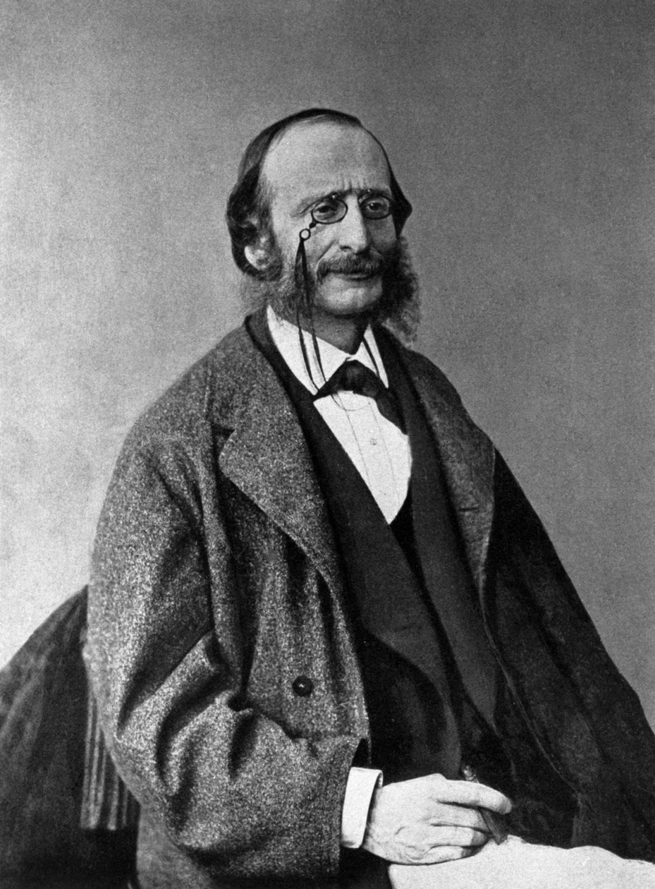 Jacques Offenbach (1819-1880) német zeneszerző, francia honosító portréja. alkotó: Unknown photographer
