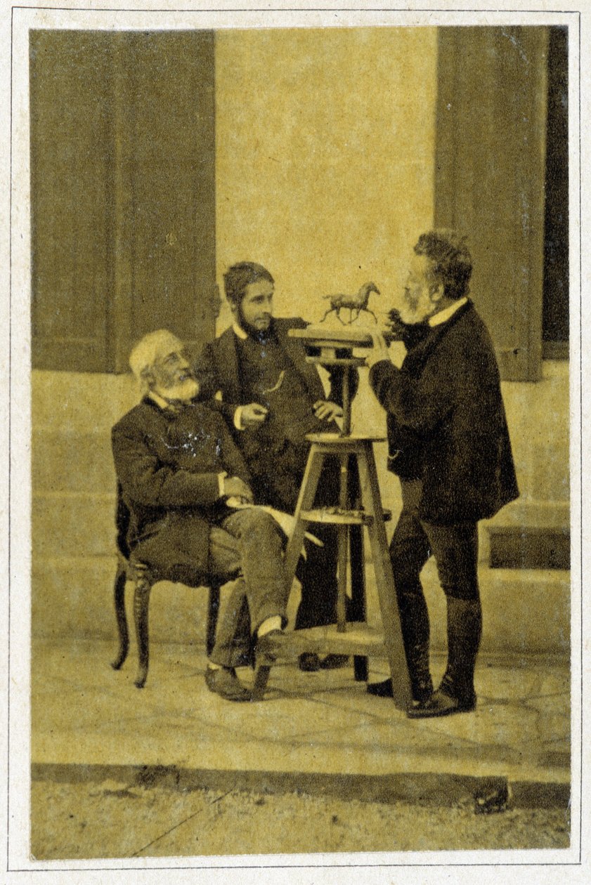 Jean Louis Meissonnier francia festő és karikaturista (1815-1891) portréja 1880-ban alkotó: Unknown photographer