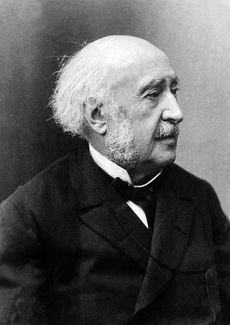 Jules Francois Simon Suisse dit Jules Simon (1814-1896) francia politikus portréja. alkotó: Unknown photographer
