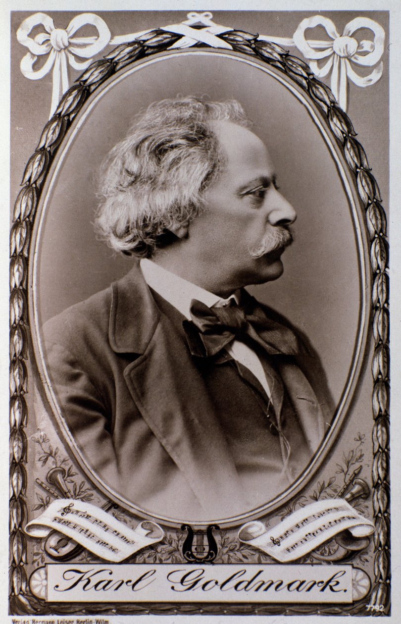 Goldmark Károly (vagy Karl) (1830-1915) magyar zeneszerző portréja Fénykép. 19. század. Bologna, civico Museo Museo alkotó: Unknown photographer