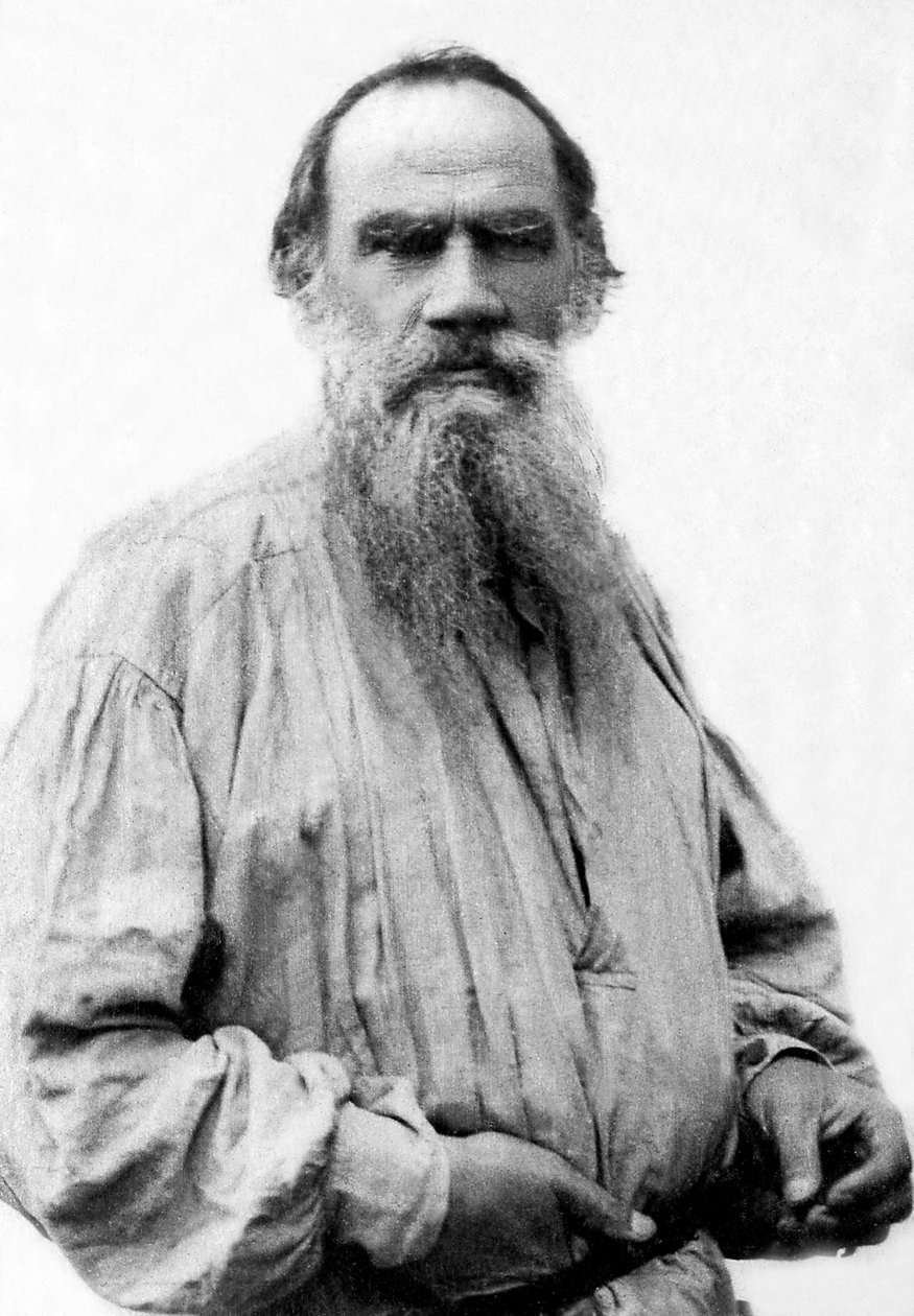 Lev Tolsztoj (1828-1910) orosz író portréja. alkotó: Unknown photographer