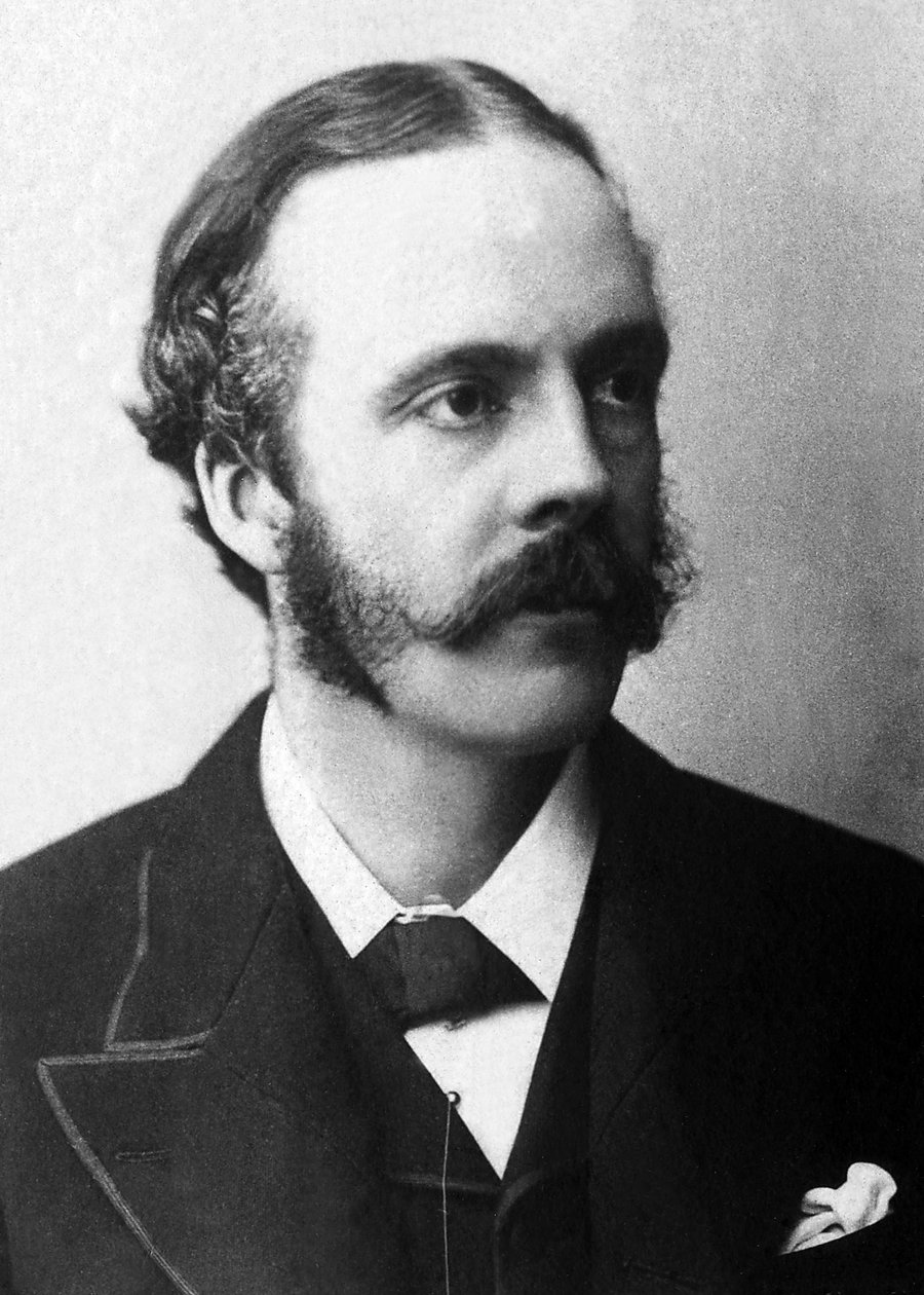 Lord Arthur James Balfour (1848-1930), brit politikus portréja. alkotó: Unknown photographer
