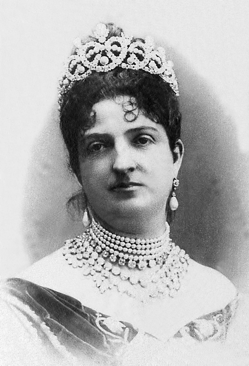 Savoyai Genes Margarita (1851-1926), olasz királynő (1878-1900) és I. Humbert olasz király feleségének portréja. alkotó: Unknown photographer