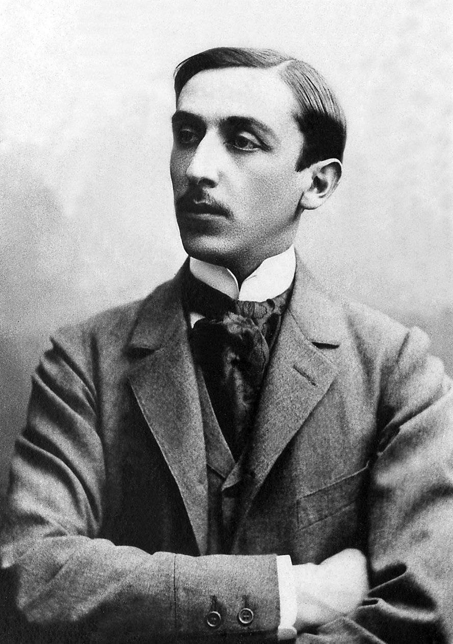 Maurice Barres (1862-1923) francia esszéista, regényíró és politikus portréja. alkotó: Unknown photographer