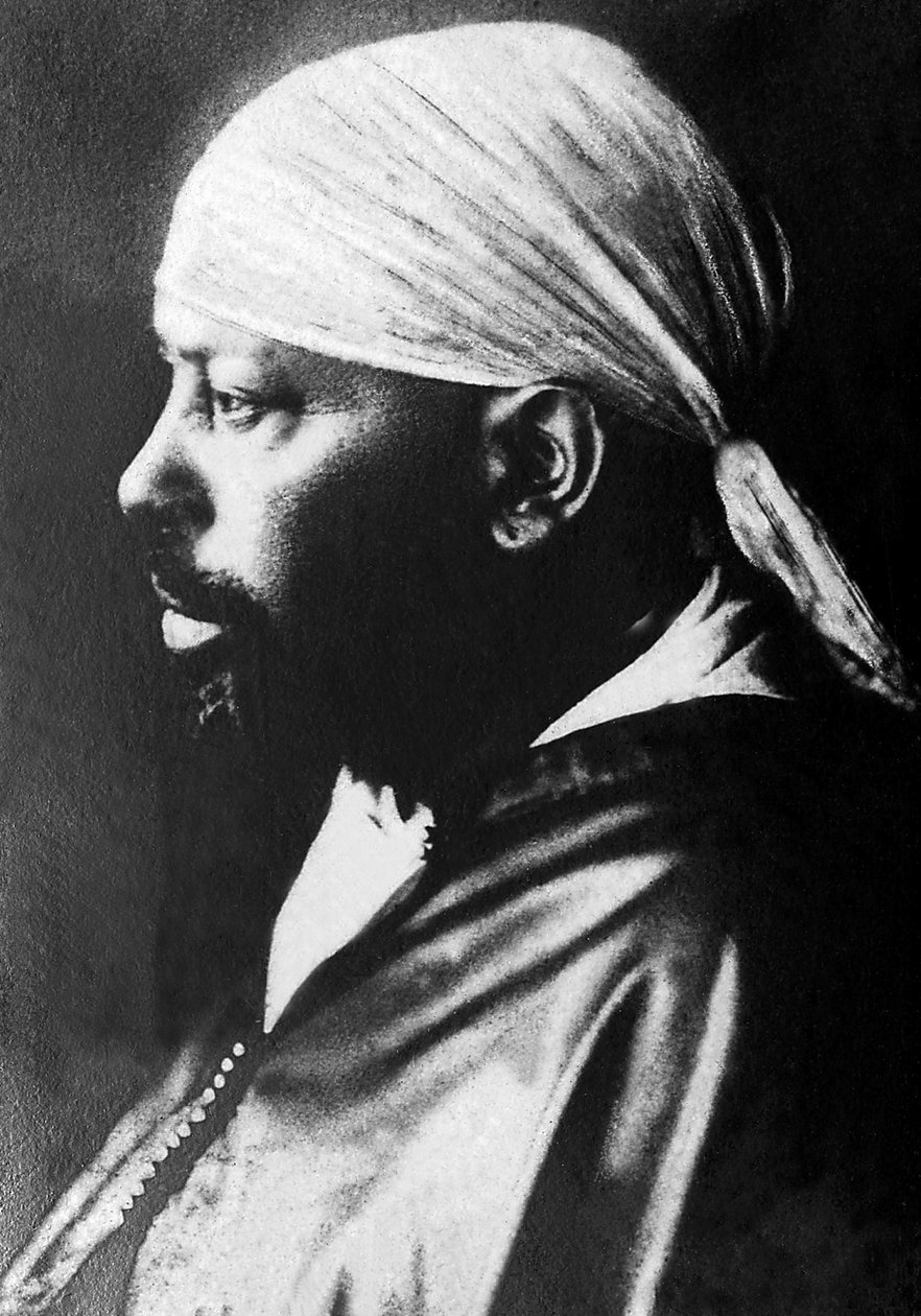 II. Menelik (1844-1913), etióp császár (1889-1913) portréja. alkotó: Unknown photographer