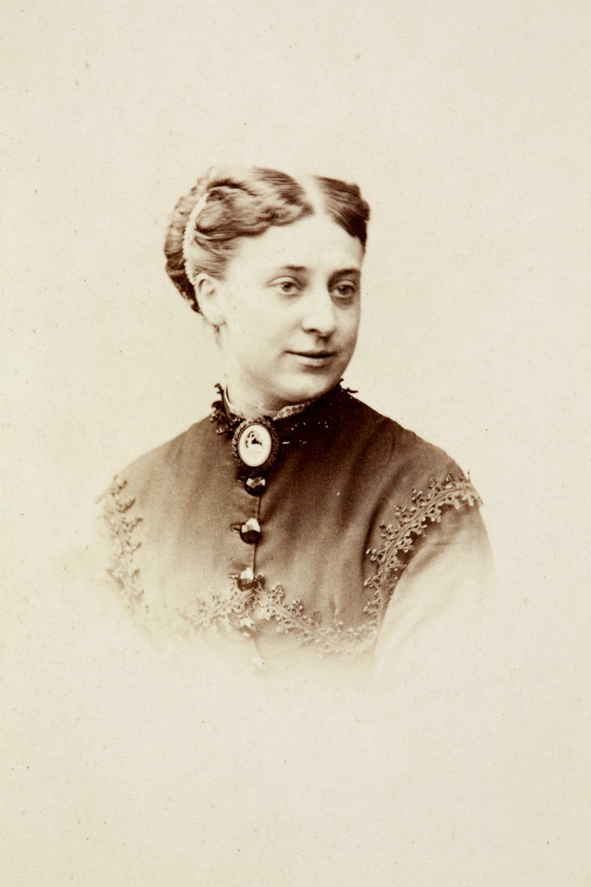 Dunlop kisasszony portréja, 1860-as évek (f/w fotó) alkotó: Unknown photographer